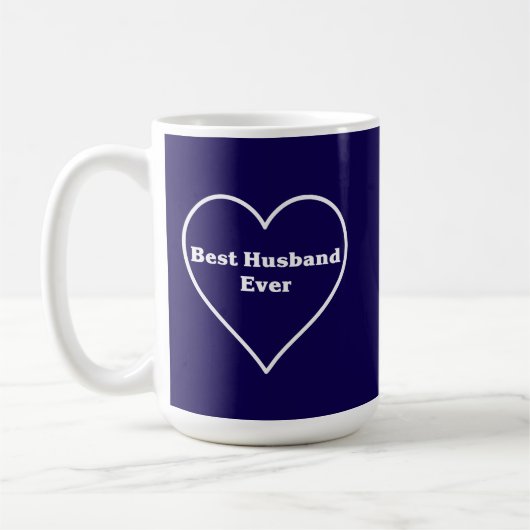 Best husband ever kaffeetasse (Links)