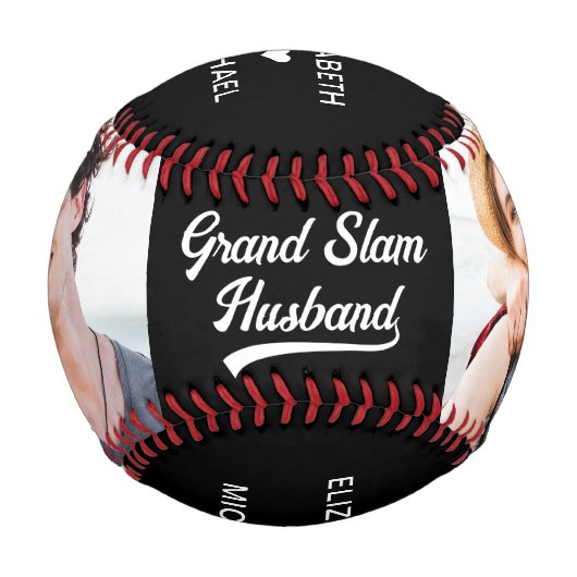 Best Husband Foto Black Baseball (Rückseite)