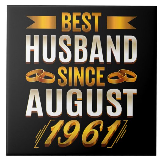 Best Husband Funny 59th Anniversary Parents Fliese (Vorderseite)