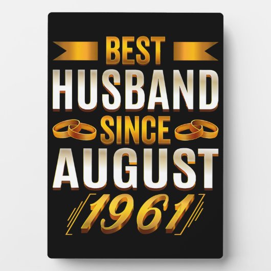 Best Husband Funny 59th Anniversary Parents Fotoplatte (Vorderseite)