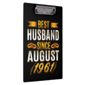 Best Husband Funny 59th Anniversary Parents Klemmbrett (Rechts)