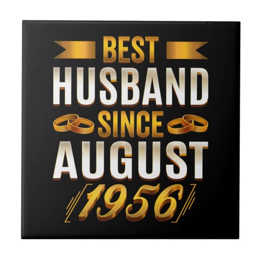 Best Husband Funny Jubiläum Ehefrau Fliese (Vorderseite)