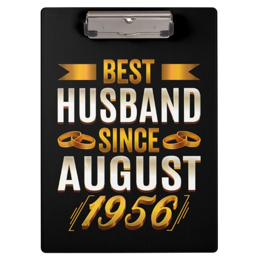 Best Husband Funny Jubiläum Ehefrau Klemmbrett (Vorderseite)