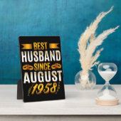 Best Husband FunnyAnniversary Mama Vater Fotoplatte (Seite)