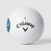 Best Husband Golf Gift - Benutzerdefiniertes Foto  Golfball (Logo)