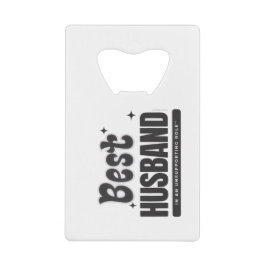 BEST HUSBAND in an Unsupporting Role- Geldbeutel Flaschenöffner