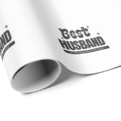 BEST HUSBAND in an Unsupporting Role- Geschenkpapier (Rolleneckpunkt)