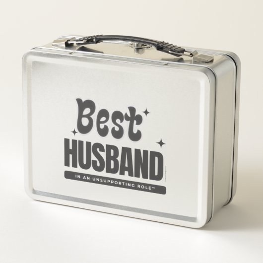 BEST HUSBAND in an Unsupporting Role- Metall Brotdose (Rückseite)