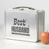 BEST HUSBAND in an Unsupporting Role- Metall Brotdose (Beispiel)