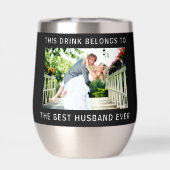 Best Husband je Black Foto (Rückseite)