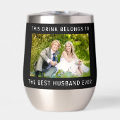 Best Husband je Black Foto (Vorderseite)