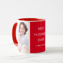 Best Husband je Custom Two Foto Tasse