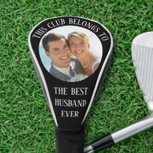 Best Husband je Foto Black Golf Headcover
