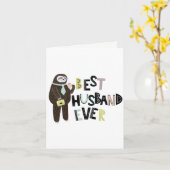 BEST HUSBAND JE Vatertag Personalisierte Angewohnh Karte (Gelbe Blume)