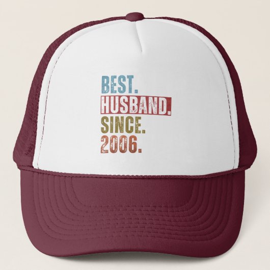 BEST HUSBAND SEIT 2006 TRUCKERKAPPE (Vorderseite)