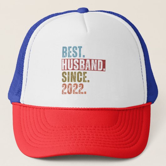 BEST HUSBAND SEIT 2022 TRUCKERKAPPE (Vorderseite)