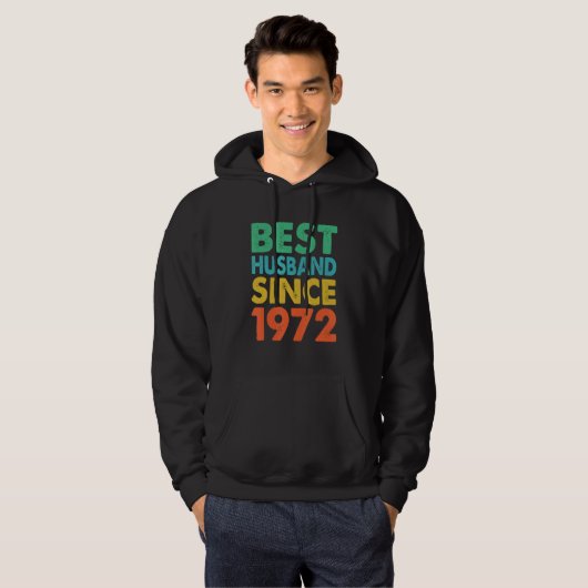 Best Husband Since 1972 50th wedding anniversary Hoodie (Vorne ganz)
