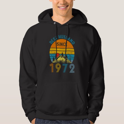 Best Husband Since 1972 50th Wedding Anniversary V Hoodie (Vorderseite)