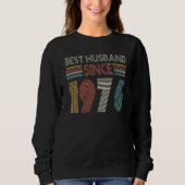 Best Husband Since 1976 46th wedding anniversary Sweatshirt (Vorderseite)