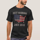 Best Husband Since 1978 T-Shirt (Vorderseite)
