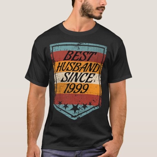 Best Husband since 1999 wedding married 1999 marri T-Shirt (Vorderseite)