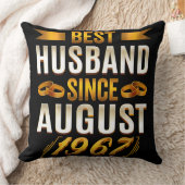 Best Husband Since August 1967 Kissen (Decke)