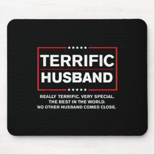Best Husband Trump 2024 - Terrific Husband Funny Mousepad
