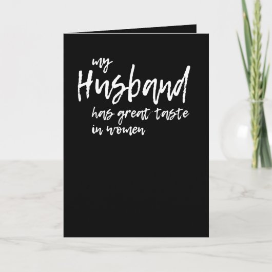 Best Husband Wonderful A1 Word Cloud Karte (Vorderseite)