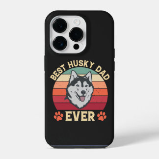 Best husky Papa jemals Ultimate Liebe Bond Dog Dad iPhone 14 Pro Hülle