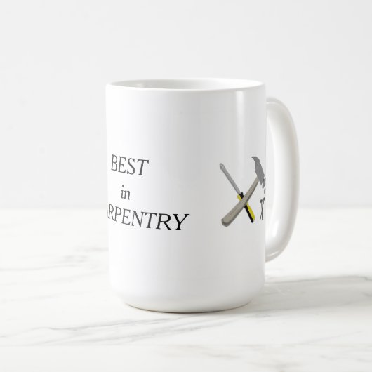Best in Carpentry Kaffeetasse (VorderseiteRechts)