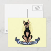Best in Show -Dobe Postkarte (Vorne/Hinten)