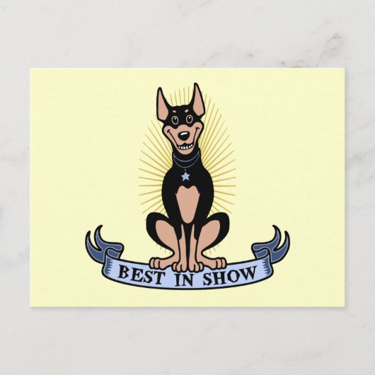 Best in Show -Dobe Postkarte (Vorderseite)