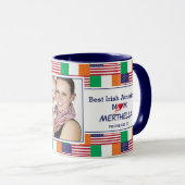 BEST IRISH AMERICAN MUM Foto Tasse (VorderseiteRechts)
