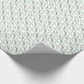 Best Irish Mother glänzendes Packpapier (Ecke)