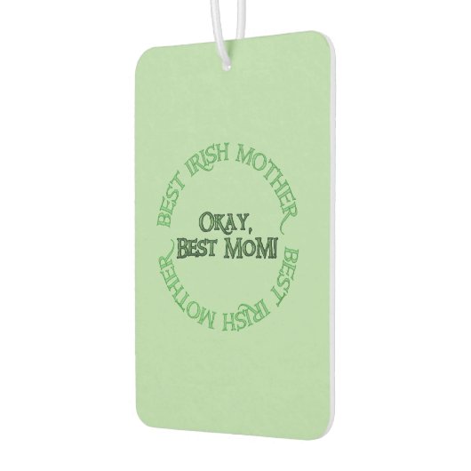 Best Irish Mother green car air freshener Autolufterfrischer (Links)