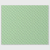 Best Irish Mother green glossy wrapping paper Geschenkpapier (Flach)