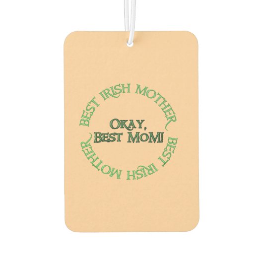 Best Irish Mother tan car air freshener Autolufterfrischer (Rückseite)