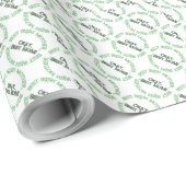 Best Irish Mother white matte wrapping paper Geschenkpapier (Rolleneckpunkt)