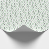 Best Irish Mother white matte wrapping paper Geschenkpapier (Ecke)