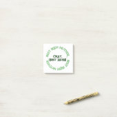 Best Irish Mother white note Pads Post-it Klebezettel (Auf Schreibtisch)