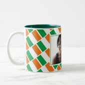 BEST IRISH MUM Foto Zweifarbige Tasse (Links)