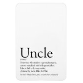 Best jemals Onkel Funcle Definition Fun Magnet (Vertikal)