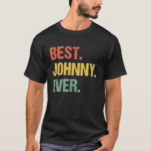 Best Johnny je Retro Name Spaß Nickname T-Shirt