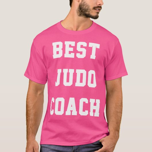 Best Judo Coach T-Shirt (Vorderseite)
