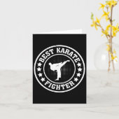 Best Karate Fighter - Karate Fighter Karate Karte (Gelbe Blume)