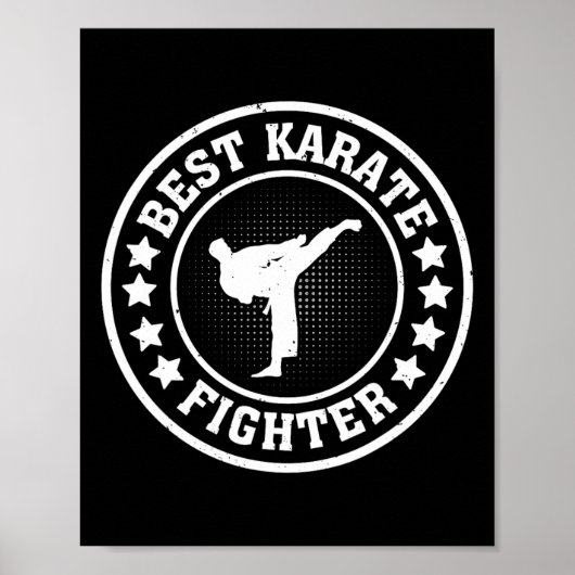 Best Karate Fighter - Karate Fighter Karate Poster (Vorne)