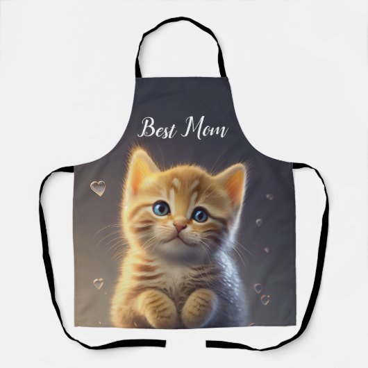 Best Kitty Cat Mama Schürze (Vorderseite)