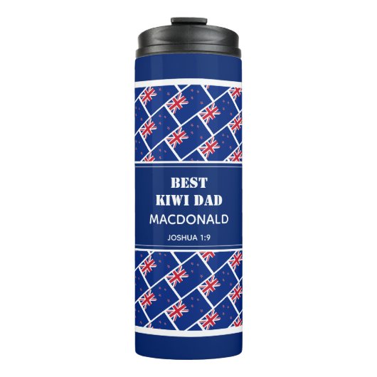 BEST KIWI VATER kundenspezifisch für Neuseeland Thermosbecher (Vorderseite)