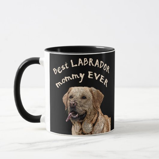 Best Labrador Mommy jemals Tasse (Links)