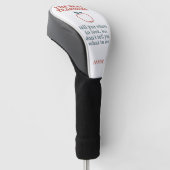 BEST LEHRER - benutzerdefinierte Monogramm-Treiber Golf Headcover (angewinkelt)